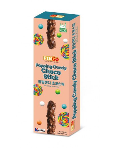Fingo - Popping Candy Choco Stick 54g (16g x 3ea)