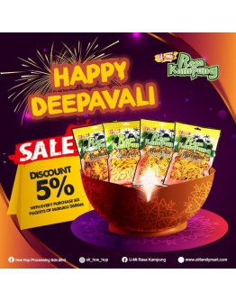 DEEPAVALI SALES-(U-MI RASA KAMPUNG) MURUKU ASST 260G BUY 6 PKT (DIS 5%)