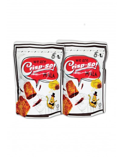 Bundle x 2 O-Li Crisp-So Crispy Squid Chips Sichuan Mala Spicy Flavour