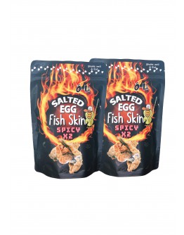 Bundle x 2 O-Li Salted Egg Fish Skin Spicy x2-105gm