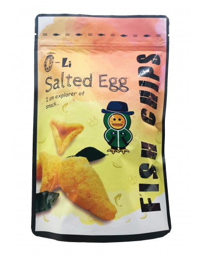 O-Li Salted Egg Fish Chips 80gm