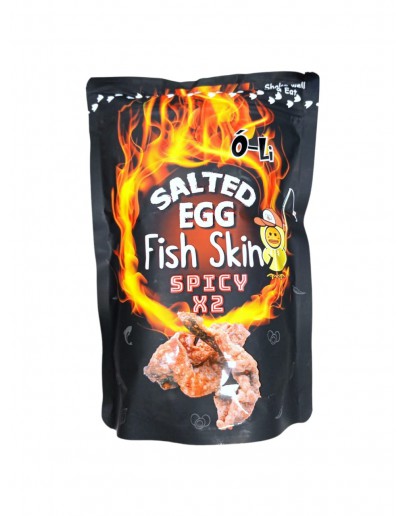 O-Li Salted Egg Fish Skin Spicy x2-105gm