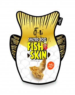 O-Li Salted Egg  Fish Skin 80gm
